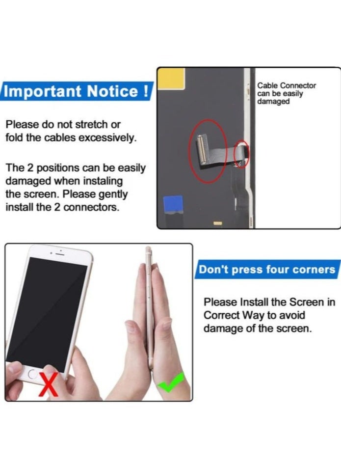 JK Replacement Compatible for iPhone 13 Pro OLED (Not LCD) Screen 6.1-inch Touch Glass Display JK - Image 3